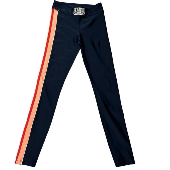 P.E Nation Orange Varsity Racing Stripe Athletic Active Workout Legging XS - Picture 10 of 16